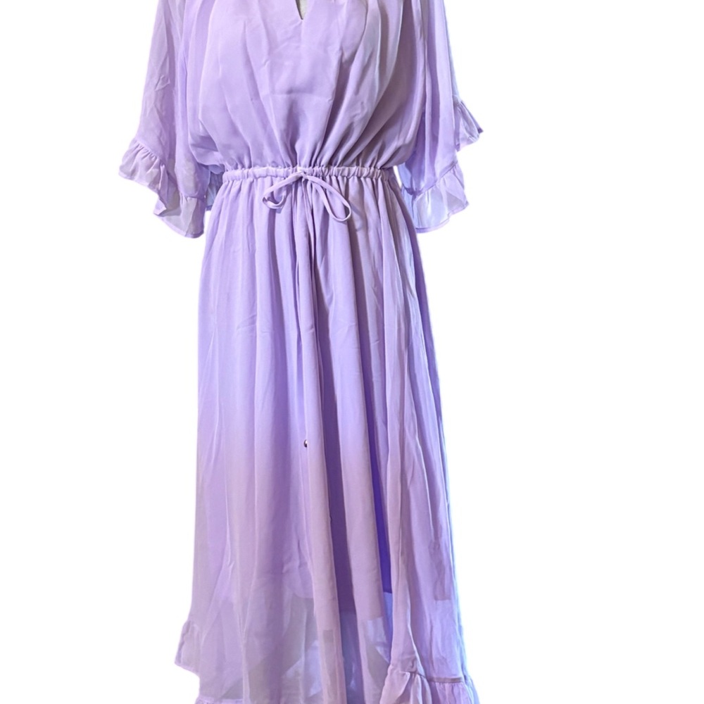 Chic Lilac Maxi Dress